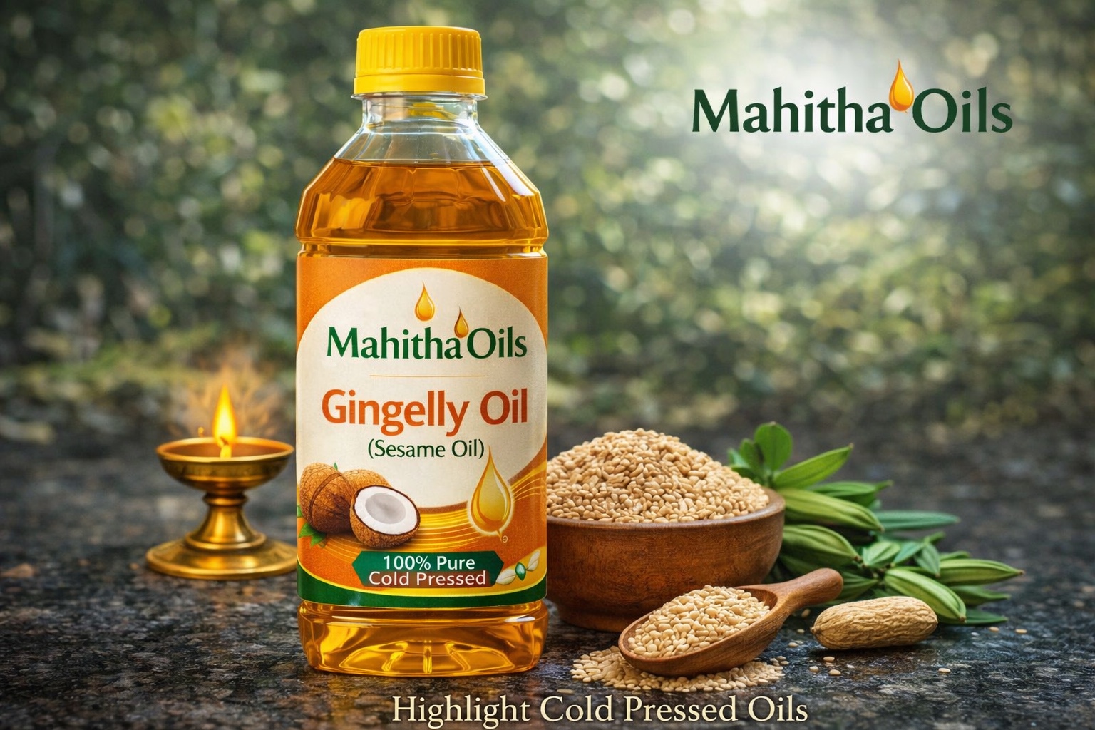 Gingerly (Sesame) Cold-Pressed Oil