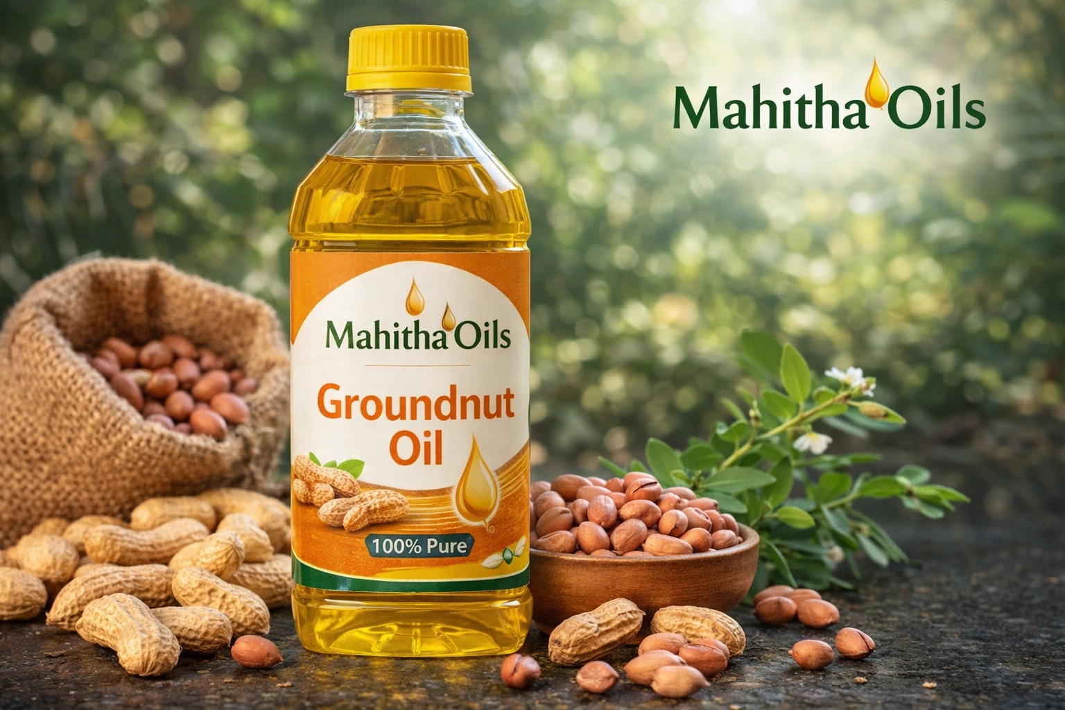 Groundnut Cold-Pressed Oil